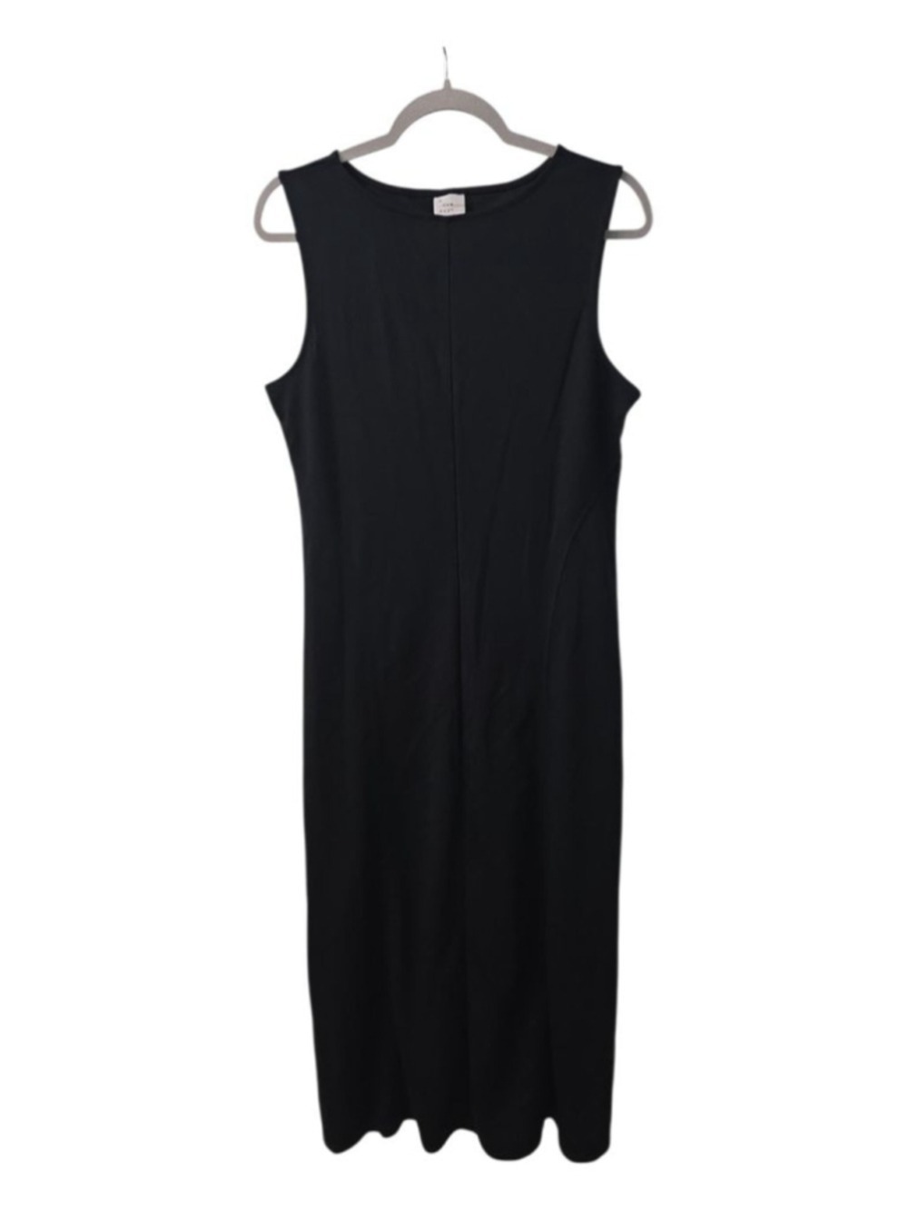 A New Day Black Sleeveless Midi Dress Medium